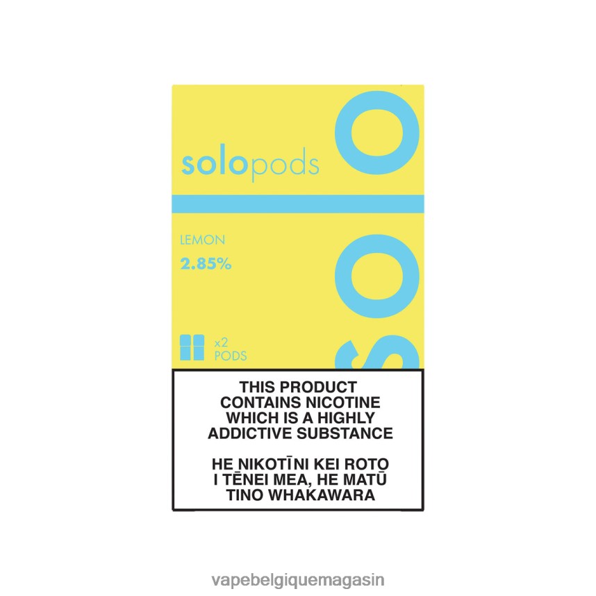 Eliquide Belgique - Solo pack de 2 dosettes de remplacement citron VVF06655