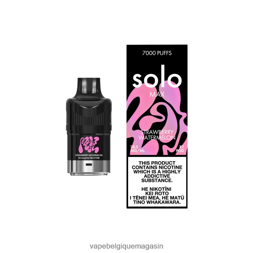 Vape Jetable - Solo MAX cosse pastèque fraise VVF06688