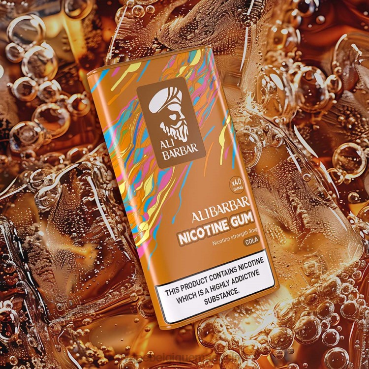 Vape Jetable - Alibarbar gomme à la nicotine pomme L8DN98