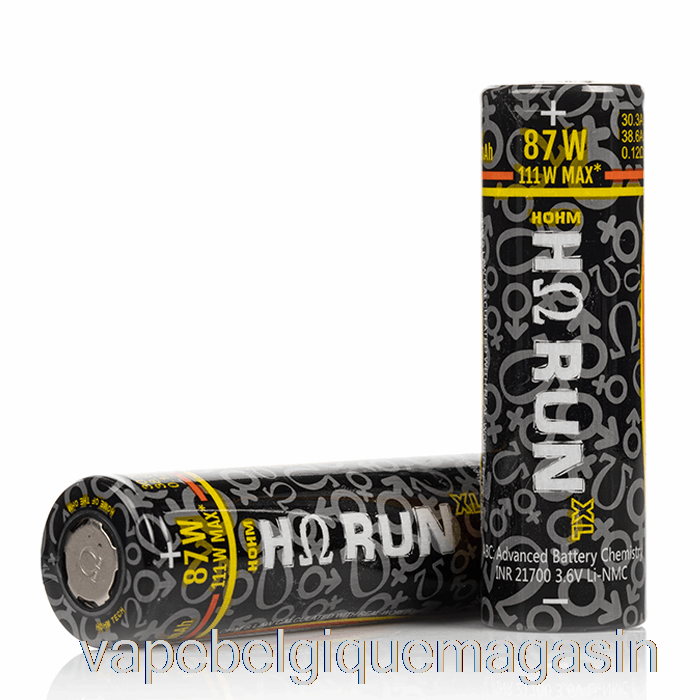 Vape Jetable Hohm Tech Run Xl 21700 4007mah 30.3a Batterie Deux Batteries Pack