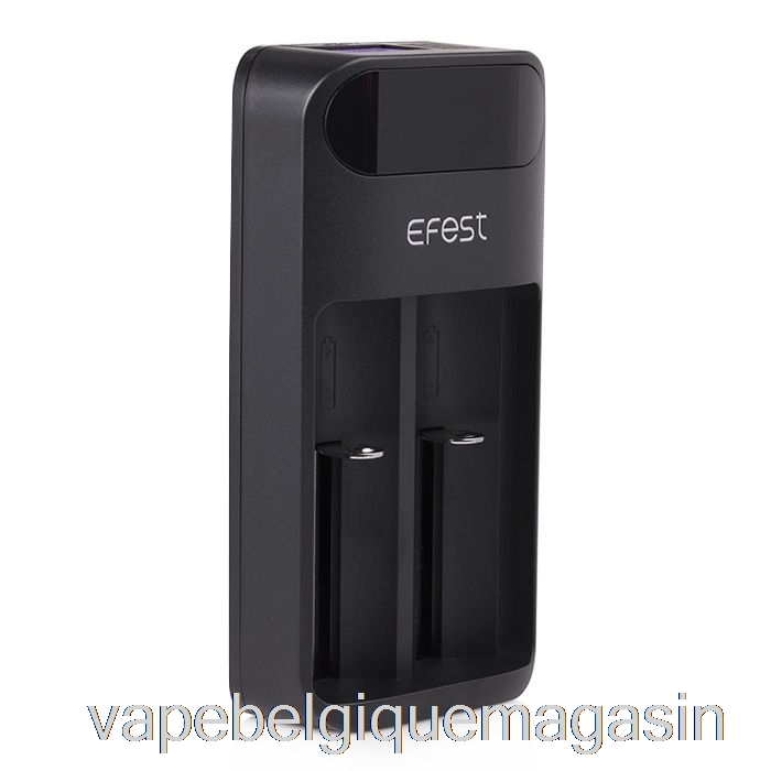 Vape Jetable Efest Lush Q2 Chargeur De Batterie Intelligent à 2 Baies