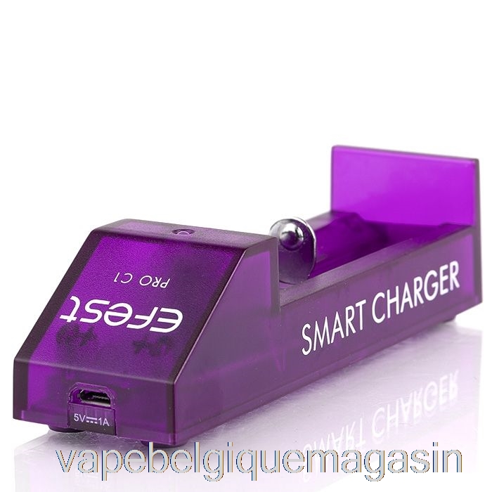 Vape Belgique Efest Pro C1 Chargeur De Batterie Intelligent 1 Baie