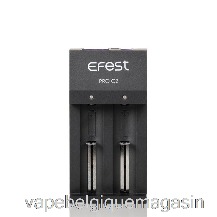 Vape Belgique Efest Pro C2 Chargeur De Batterie Intelligent 2 Baies