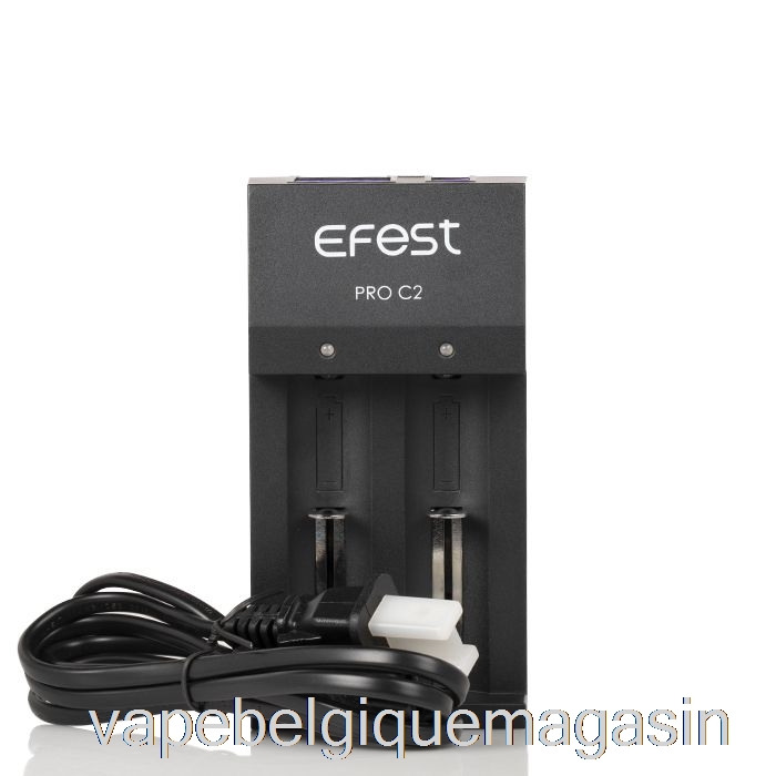 Vape Belgique Efest Pro C2 Chargeur De Batterie Intelligent 2 Baies