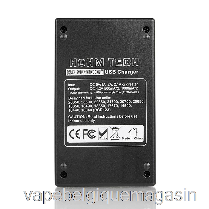 Vape Shop Bruxelles Hohm Tech School 2 2a Chargeur Micro-usb