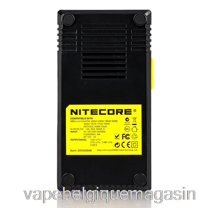 Chargeur De Batterie Vape Jetable Nitecore D2 (2 Baies)