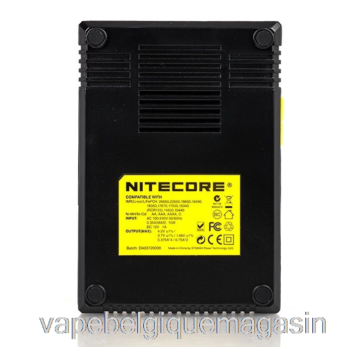 Chargeur De Batterie Vape Jetable Nitecore D4 (4 Baies)