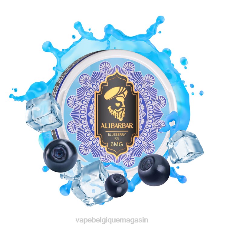 Vape Belgique - Alibarbar sachets de nicotine double pomme L8DN96