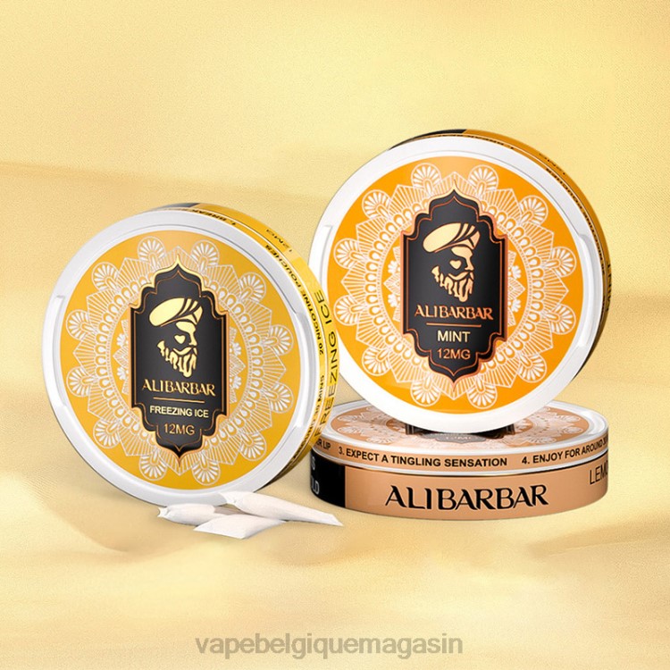 Vape Belgique - Alibarbar sachets de nicotine glace aux cerises L8DN81