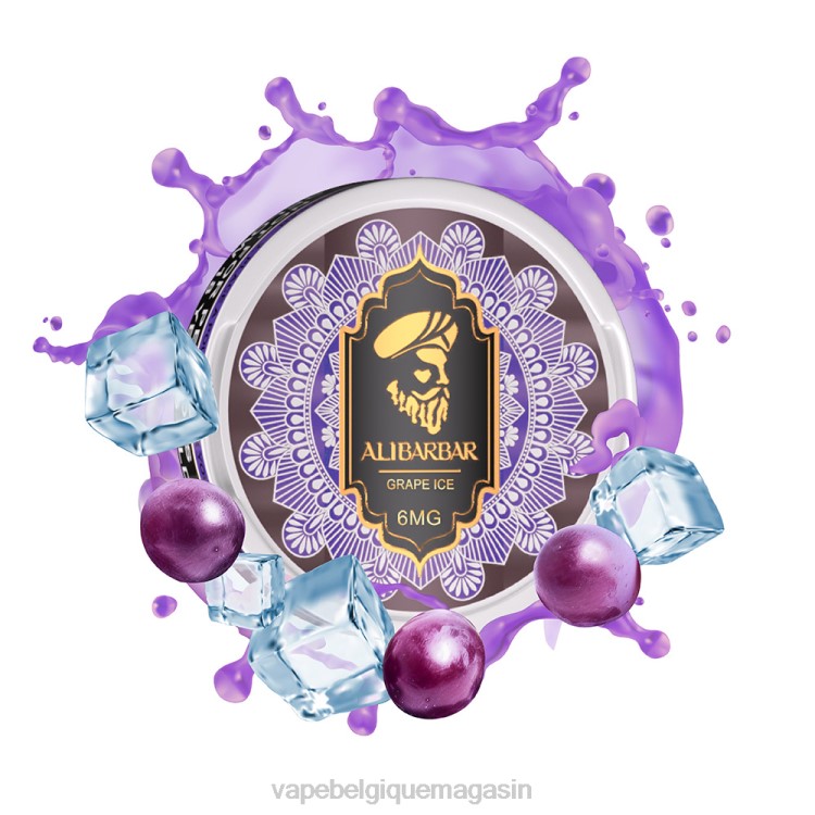 Vape Juice - Alibarbar sachets de nicotine menthe L8DN89
