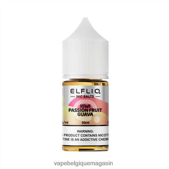 Eliquide Belgique - ELFBAR ELFLIQ nic sel 30ml Kiwi Passion Fruit Goyave TLZ0X620