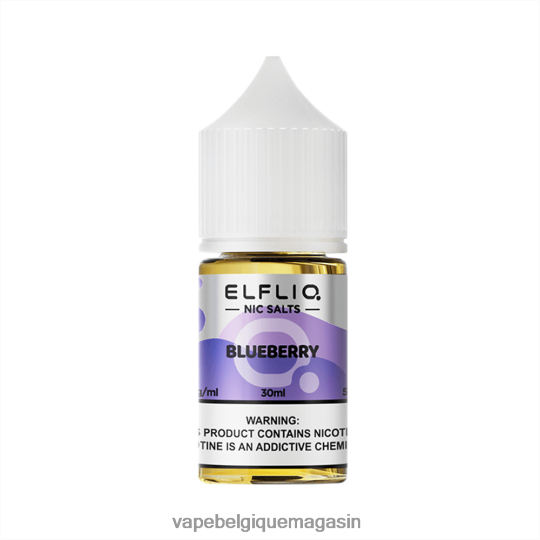 Vape Belgique - ELFBAR ELFLIQ nic sel 30ml myrtille TLZ0X611