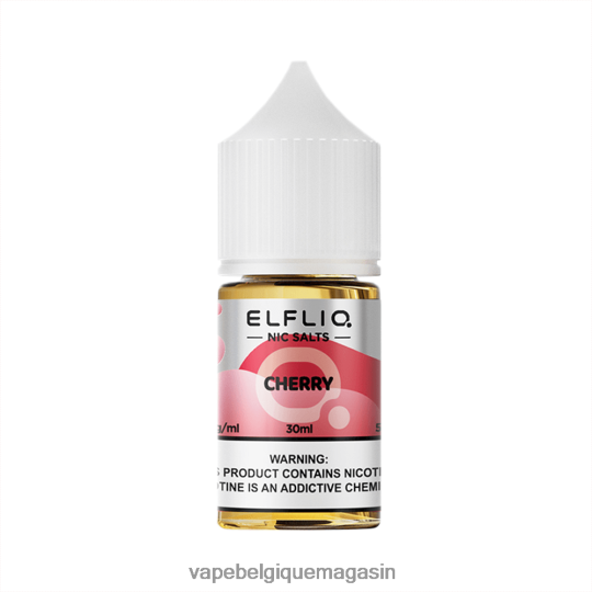 Vape Jetable - ELFBAR ELFLIQ nic sel 30ml cerise TLZ0X613