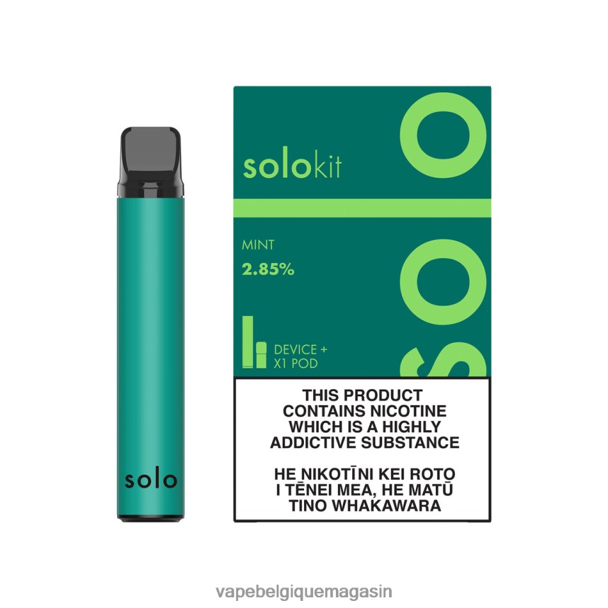 Vape Belgique - Solo kit de dosettes menthe VVF06646