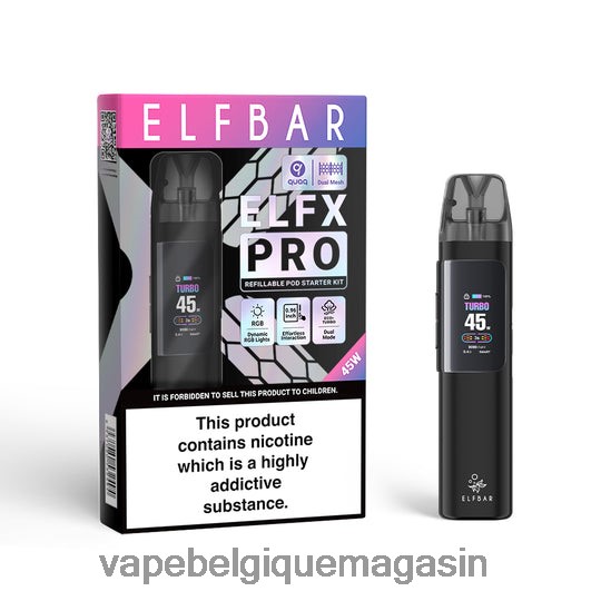 Vape Belgique - ELFBAR ELFX Pro Appareil à pod ouvert bleu TLZ0X66