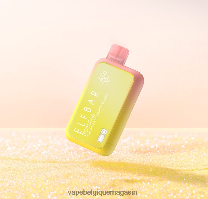 Eliquide Belgique - ELFBAR BC10000 édition jetable vape sunit ananas fraise banane R68V2210