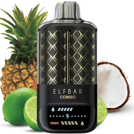 Eliquide Belgique - Elf Bar Combo 25000 citron vert et ananas PRN25