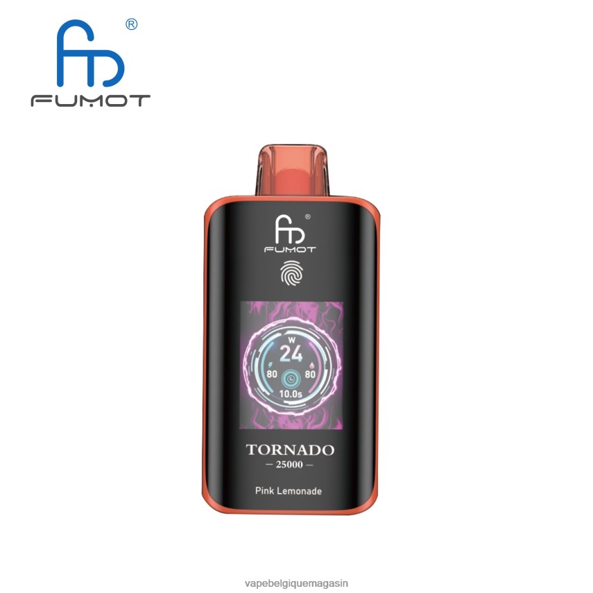 Eliquide Belgique - Fumot Tornado 25000 vapes jetables limonade rose B6646810