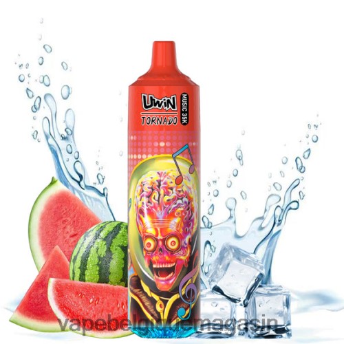 Eliquide Belgique - UWIN CRYSTAL vape jetable 35k HZ2D6385 glace à la pastèque