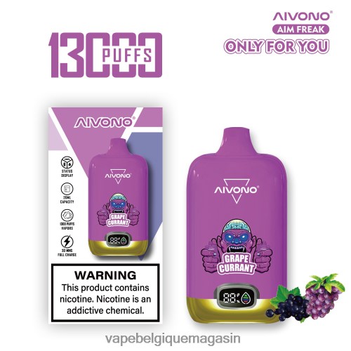 Vape Belgique - Aivono AIM FREAK 13000 HZ2D6251 raisin de Corinthe