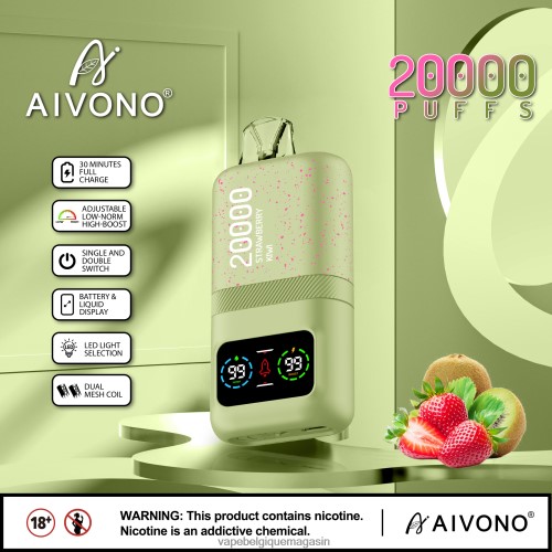 Vape Belgique - Aivono AIM magic 20000 HZ2D681 fraise-kiwi