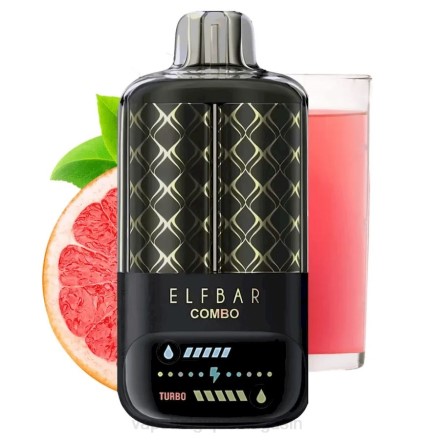 Vape Belgique - Elf Bar Combo 25000 limonade rose et pamplemousse PRN211