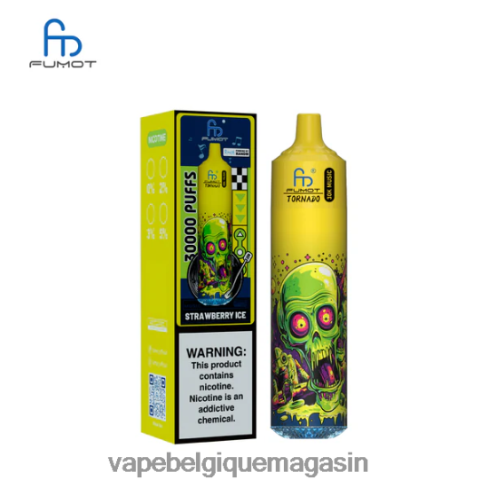 Vape Belgique - Fumot Tornado 30 000 musiques glace à la fraise 0RB6N826