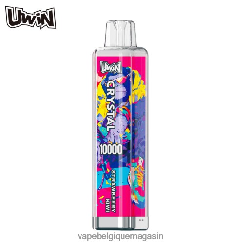 Vape Belgique - UWIN CRYSTAL 10000 vapes jetables HZ2D6376 fraise-kiwi