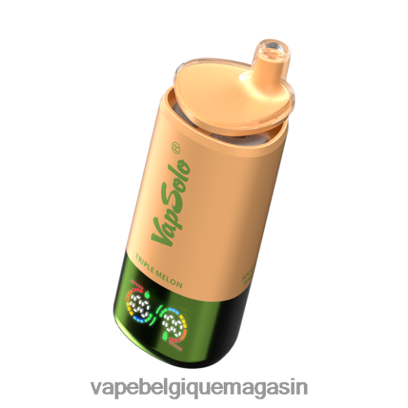 Vape Belgique - VapSolo Triple 30 000 bouffées VTN0ZZ6 fraise framboise & triple melon & ananas mangue aigre