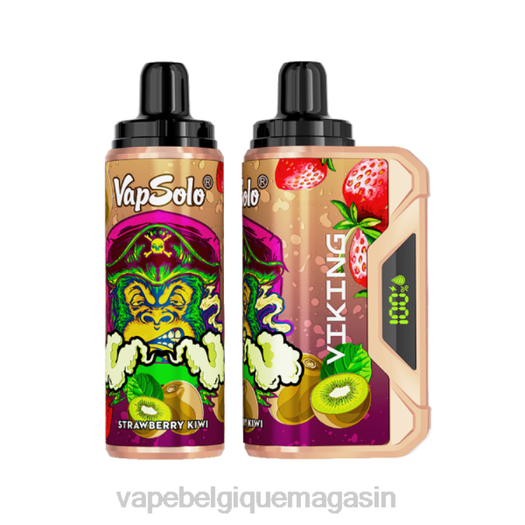 Vape Belgique - Vapsolo VIKING vape jetable fraise-kiwi L8DN156
