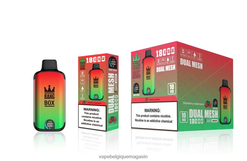 Vape Jetable - Bang Box 18000 bouffées pastèque fraise 4V64F888