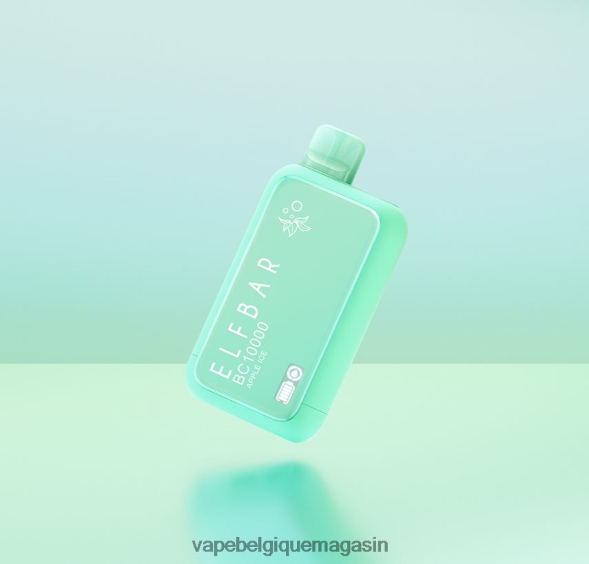 Vape Jetable - ELFBAR BC10000 édition dinmol de vape jetable glace aux pommes R68V2223
