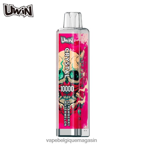 Vape Jetable - UWIN CRYSTAL 10000 vapes jetables HZ2D6368 pastèque fraise