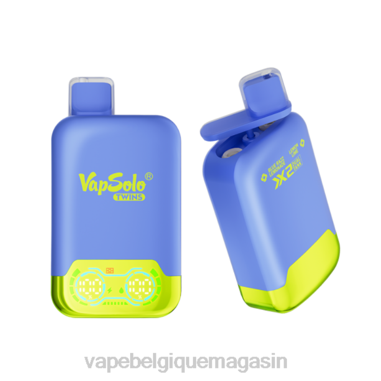 Vape Jetable - Vapsolo TWINS vape jetable limonade blue razz et citron vert L8DN138