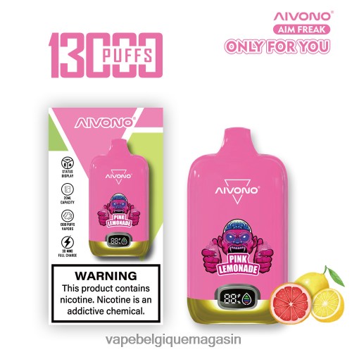 Vape Juice - Aivono AIM FREAK 13000 HZ2D6249 limonade rose