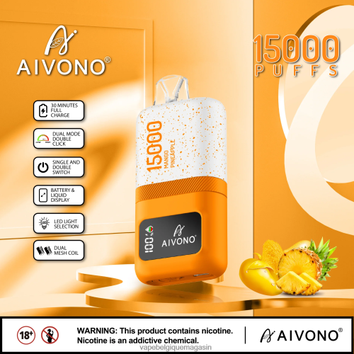 Vape Juice - Aivono AIM magic 15000 HZ2D669 mangue ananas