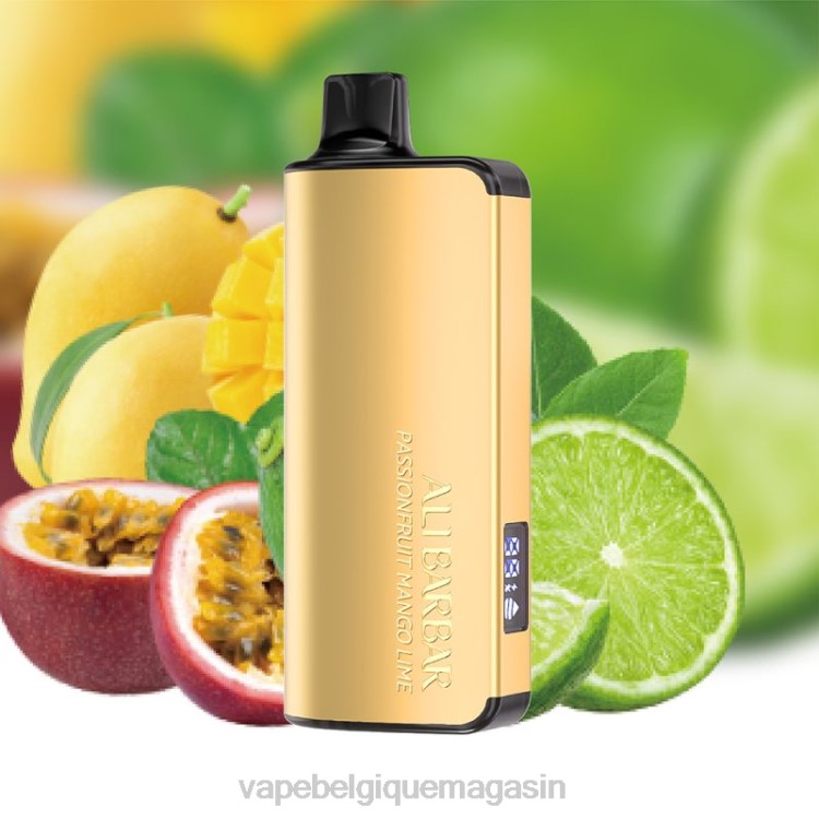 Vape Juice - Alibarbar Ingot 20000 vapes jetables fruit de la passion mangue citron vert L8DN39