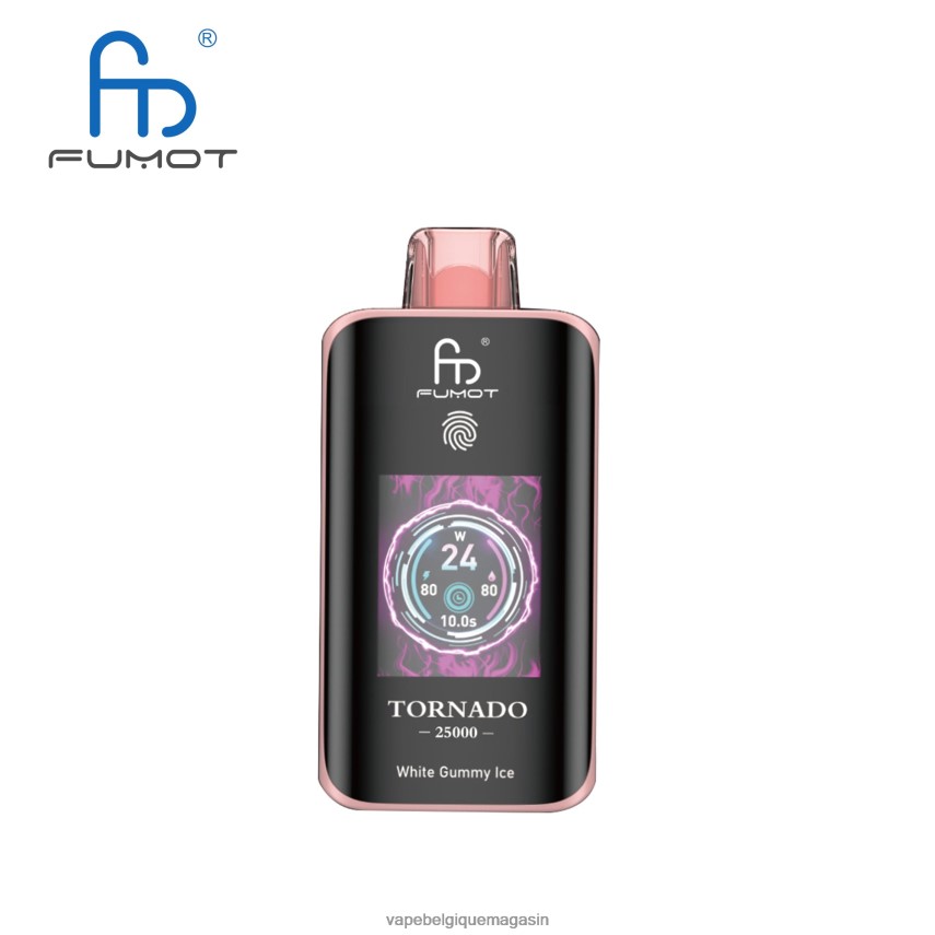 Vape Juice - Fumot Tornado 25000 vapes jetables glace gommeuse blanche B6646814