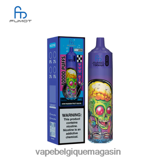 Vape Juice - Fumot Tornado 30 000 musiques kiwi fruit de la passion goyave 0RB6N814