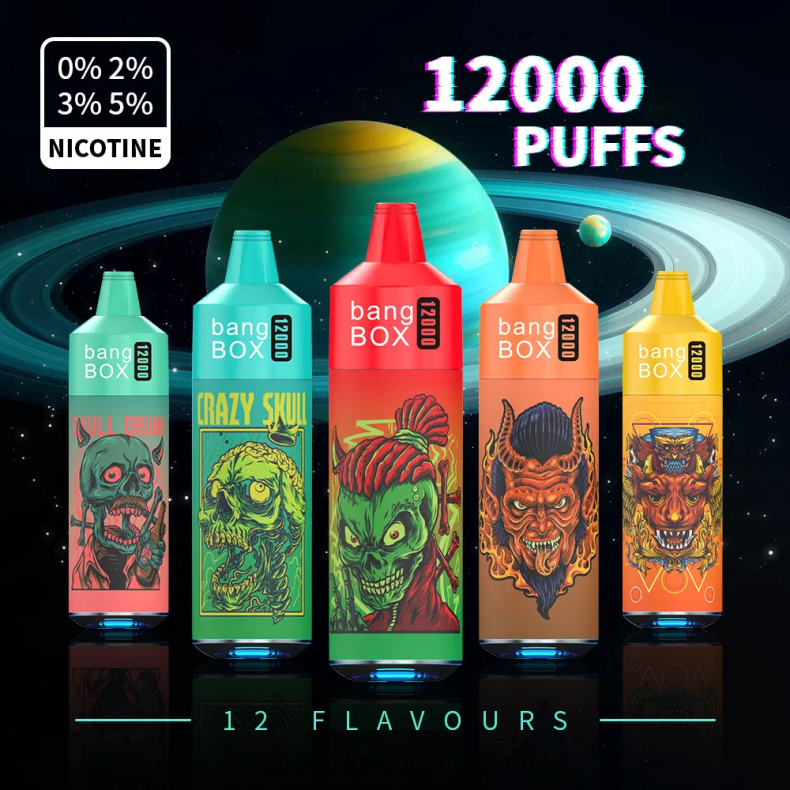 Vape Shop Bruxelles - Bang Box Lumière RVB de 12 000 bouffées jetable 4V64F837