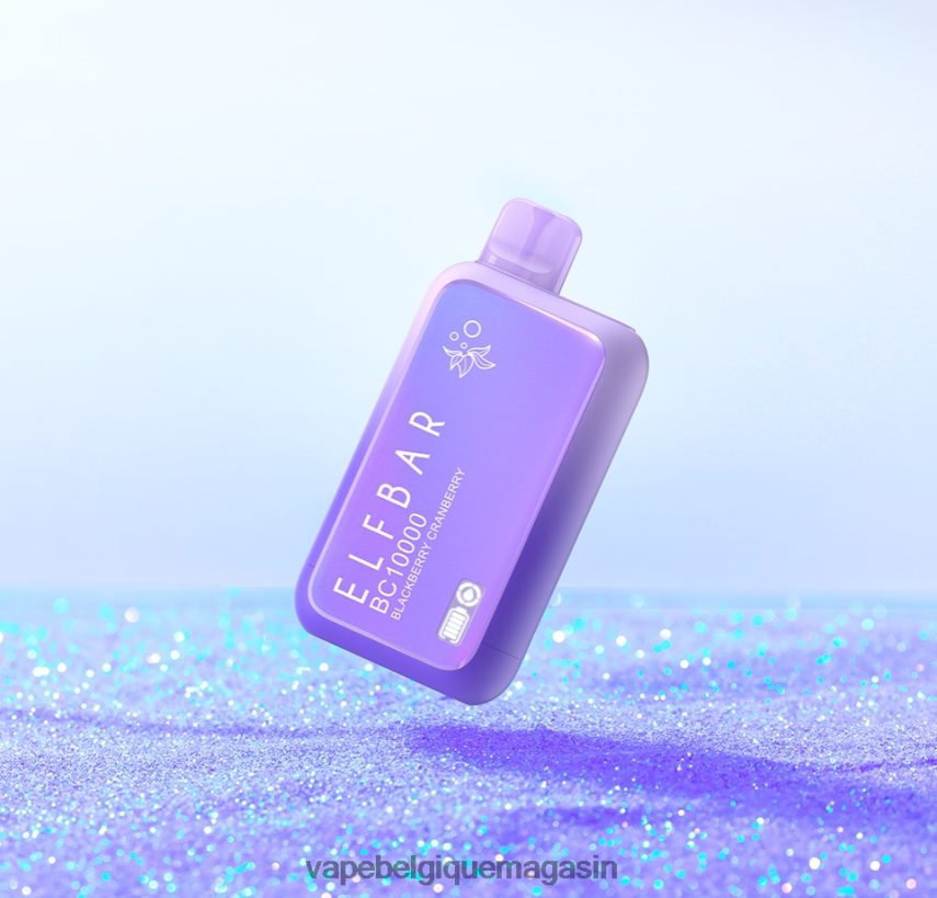 Vape Shop Bruxelles - ELFBAR BC10000 édition jetable vape sunit canneberge mûre R68V2212