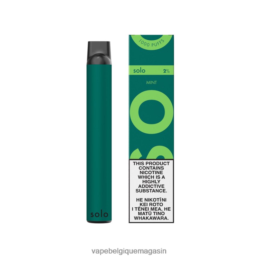 Vape Belgique - Solo vape jetable menthe VVF0661
