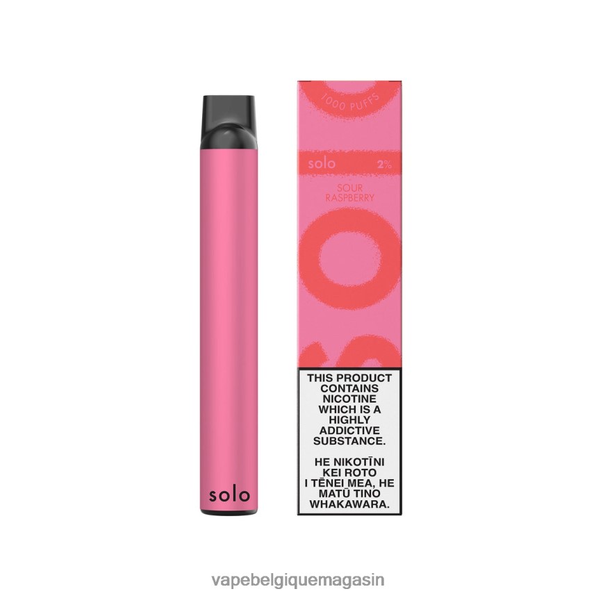 Vape Jetable - Solo vape jetable framboise aigre VVF06613