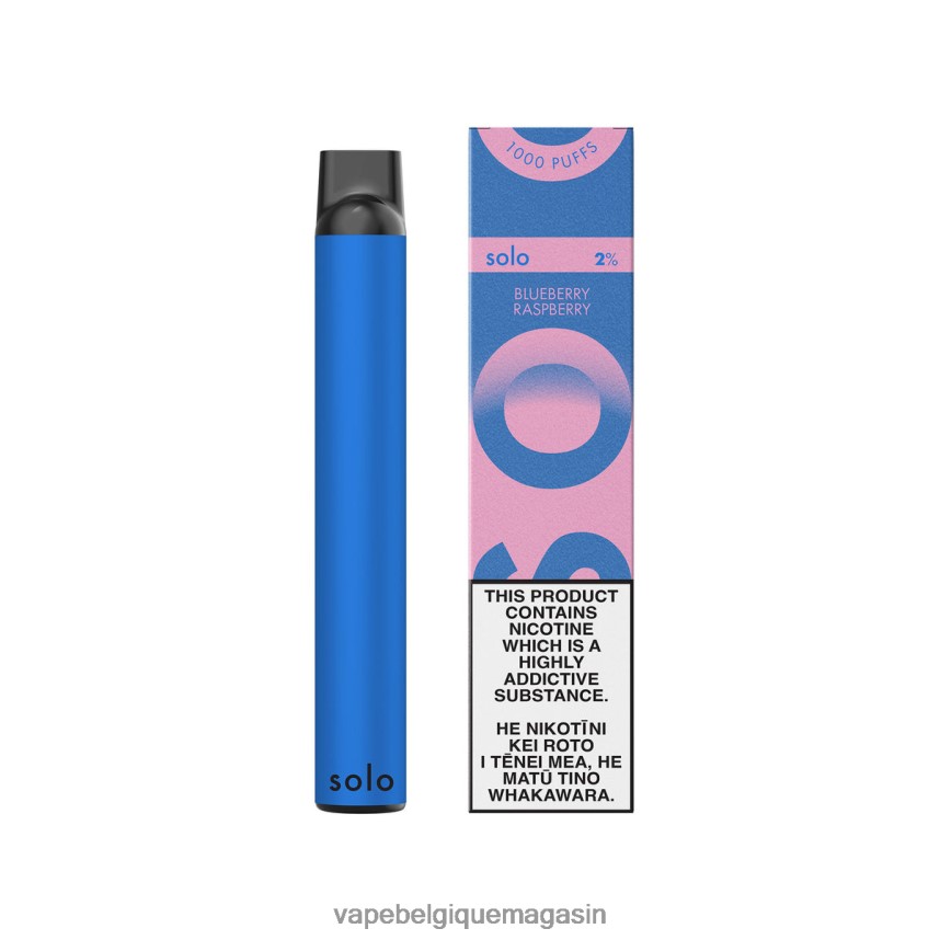 Vape Juice - Solo collection paradis de vape jetable myrtille framboise VVF06619