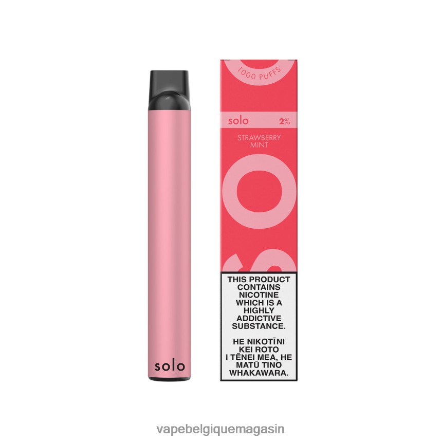Vape Juice - Solo vape jetable fraise menthe VVF0664