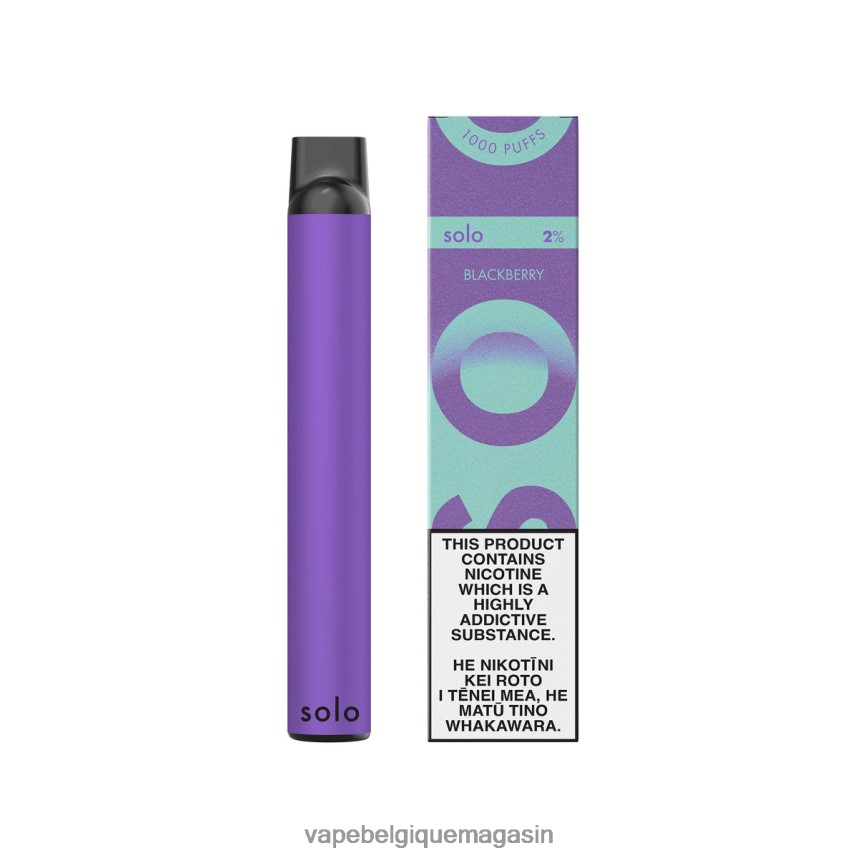 Vape Shop Bruxelles - Solo collection paradis de vape jetable mûre VVF06622