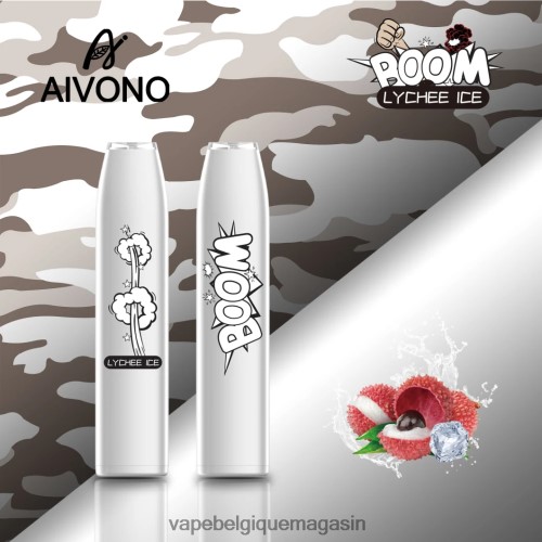 Eliquide Belgique - Aivono AIM BOOM 600 HZ2D6365 glace au litchi