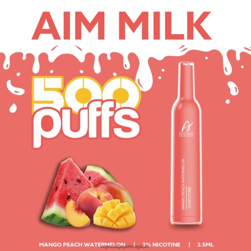 Vape Jetable - Aivono AIM MILK 500 HZ2D6268 mangue pêche pastèque