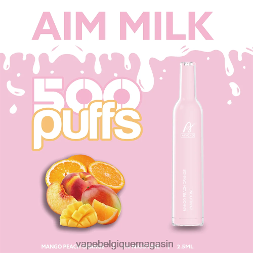 Vape Juice - Aivono AIM MILK 500 HZ2D6269 mangue pêche orange
