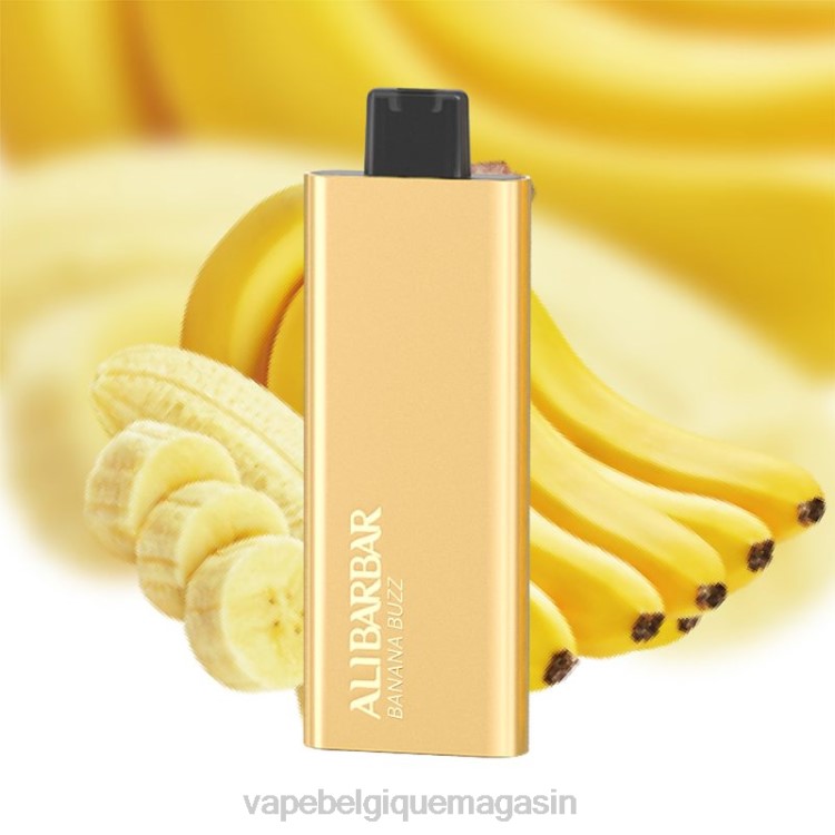 Eliquide Belgique - Alibarbar Pandora 7000 vapes jetables buzz de banane L8DN65